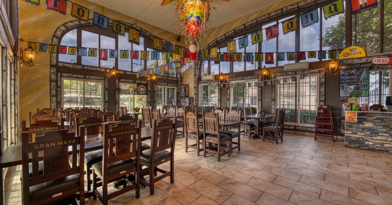 Interior seating area