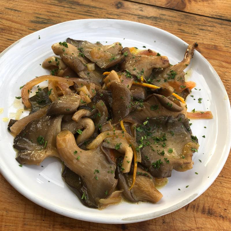 Orange-Infused Escabeche Oyster Mushrooms photo