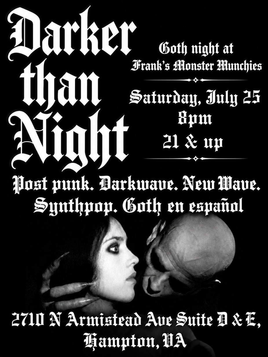 Goth Night is back at Frank's event photo