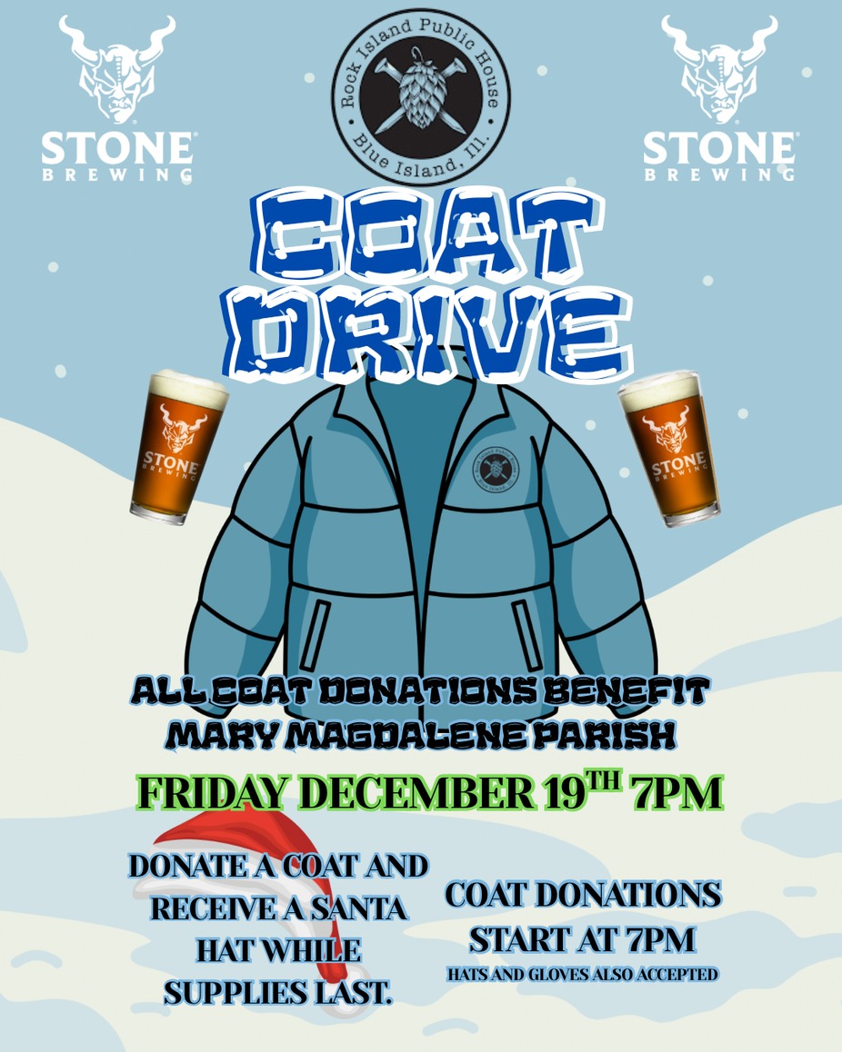 Coat Drive with @stonebrewing event photo