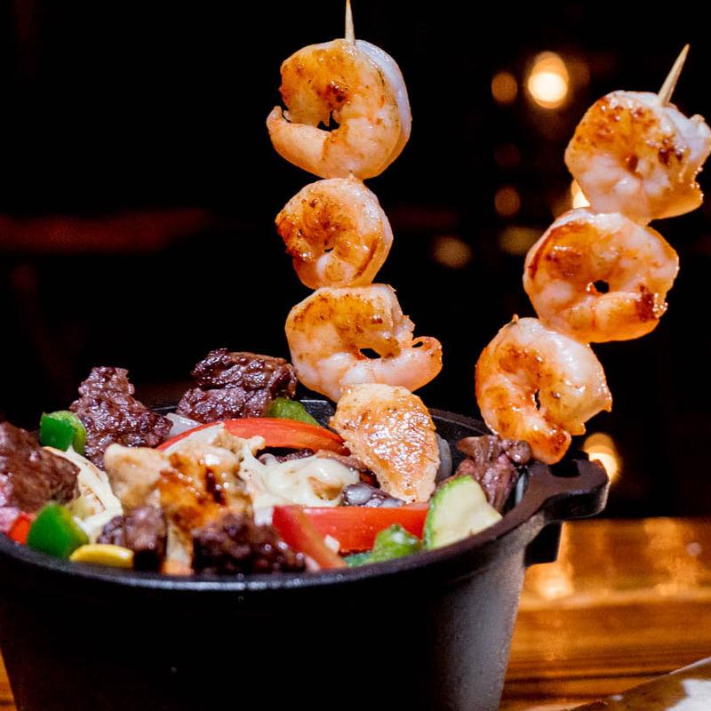 Fajitas al Molcajete photo