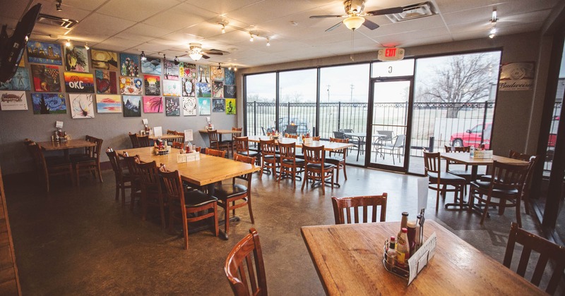 Interior, dining area