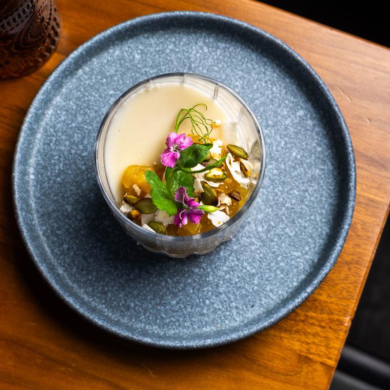 menu item 48 of 64, Pina Colada Panna Cotta