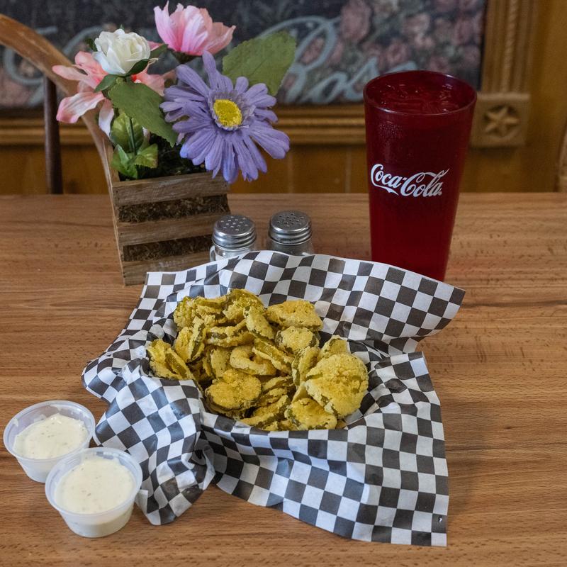 menu item 4 of 10, Fried Pickle Chips Served with Ranch Dressing