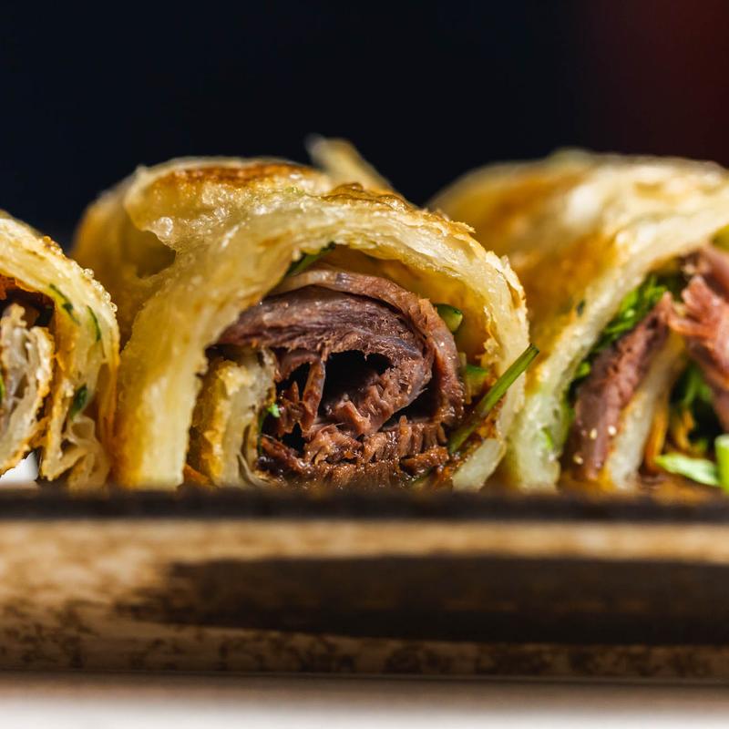 Beef Pancake Wrap photo