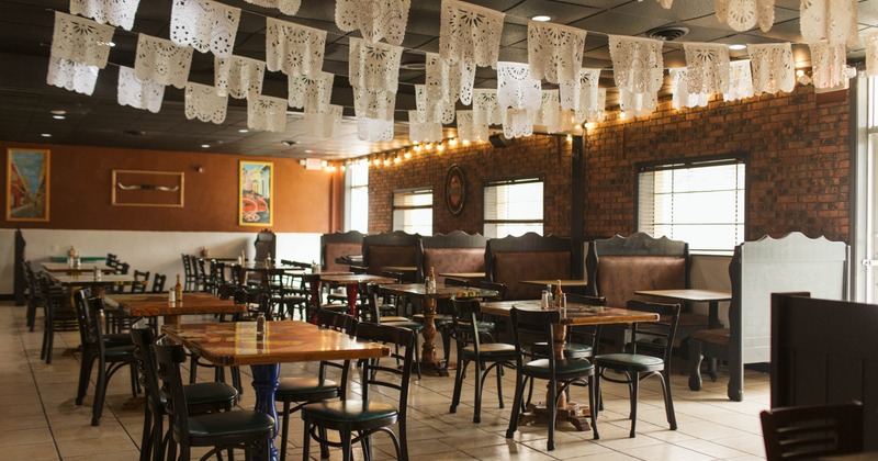 Interior, dining area