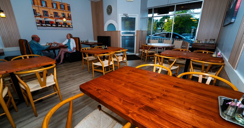 Interior seating area