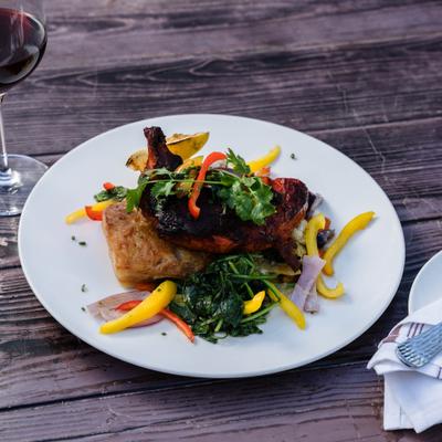 Roasted Achiote Chicken Breast.