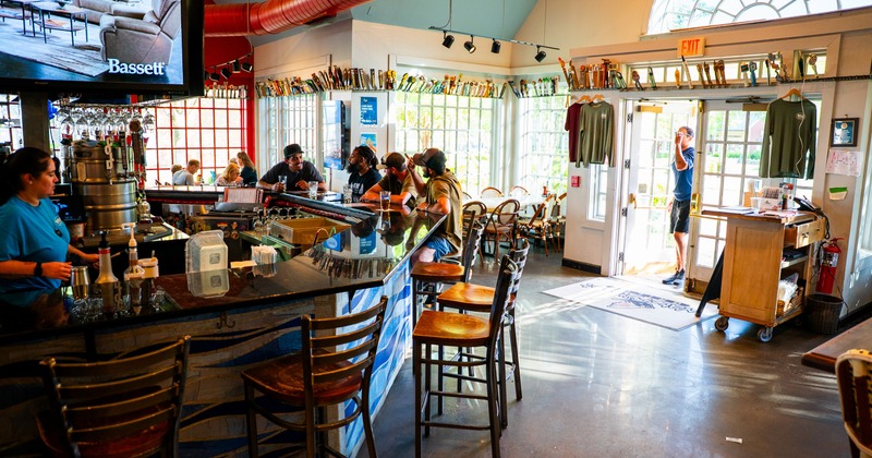 Interior, bar area