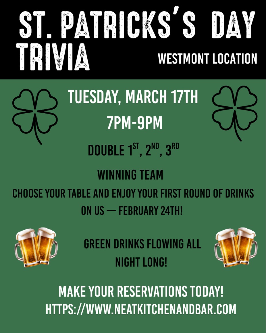 St. Patrick's Day Trivia event photo