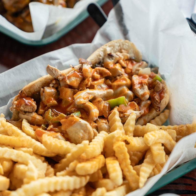 menu item 9 of 10, Buffalo Chicken Philly