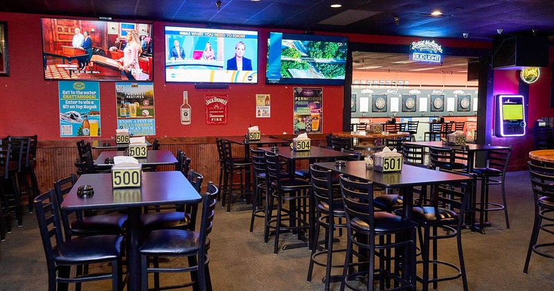 Interior seating space