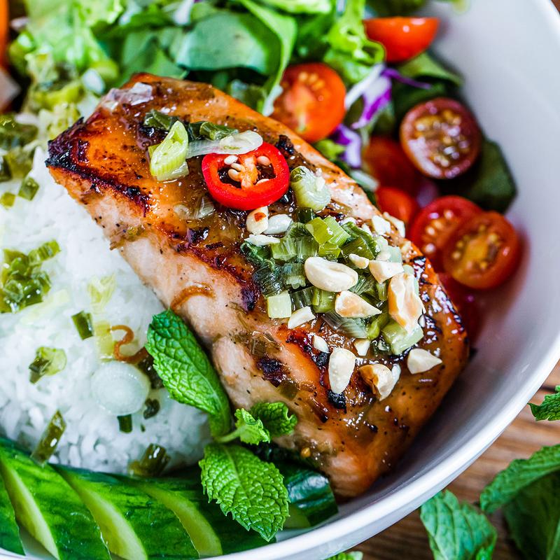 Honey Glazed Lemongrass Salmon photo