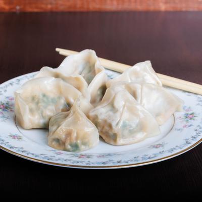 Pork and cabbage dumplings.