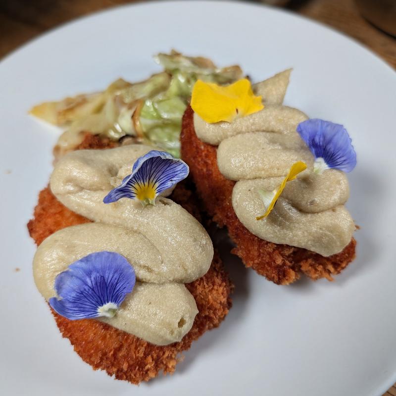 menu item 4 of 23, SWEET POTATO CHEESE TONKATSU