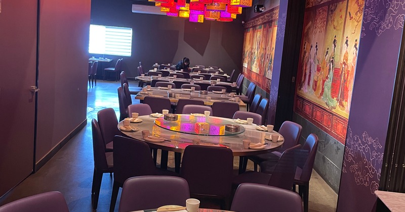 Semi Private room setup for 24 - 72 guests event