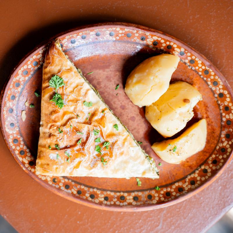 menu item 8 of 15, Spanakopita