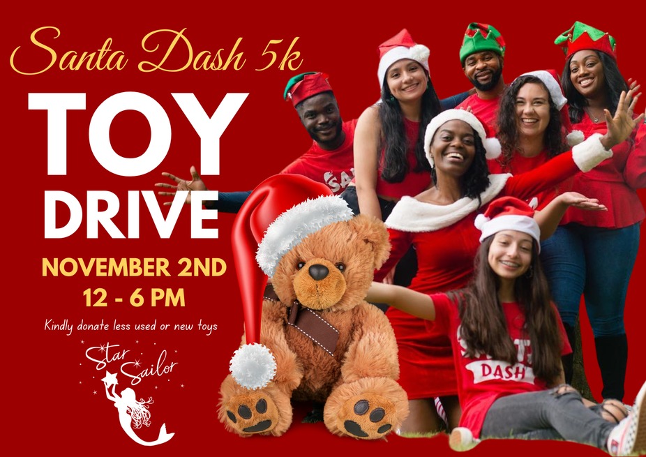 Santa Dash 5K Toy Drive + Run Registration event photo