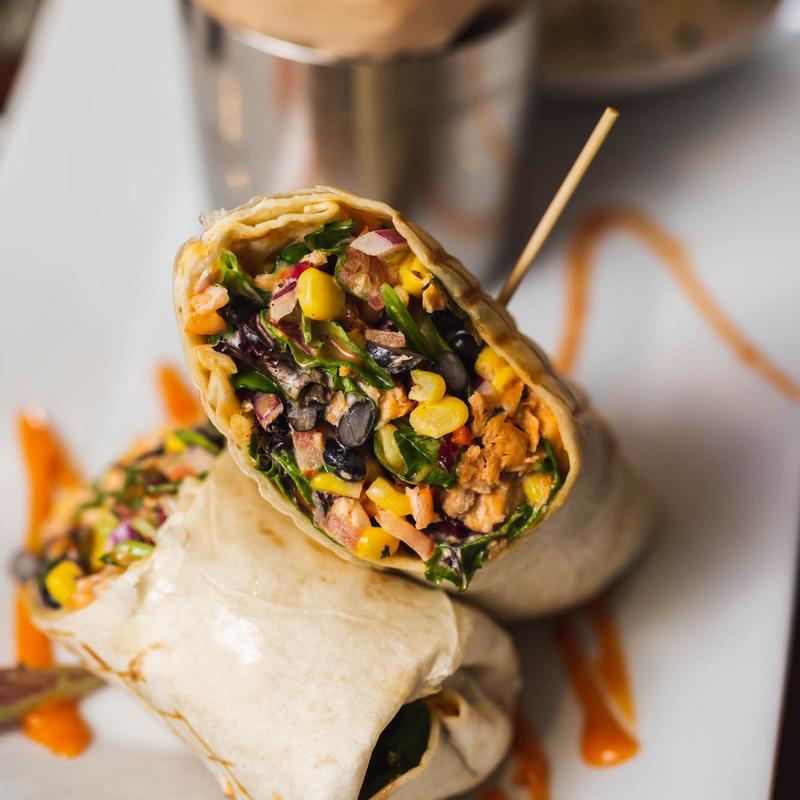 Sriracha Salmon Wrap photo