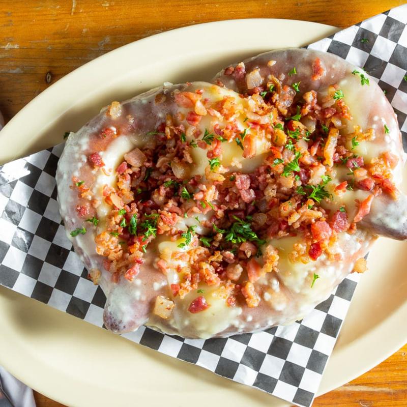 BACON AND CHEESE PRETZEL photo