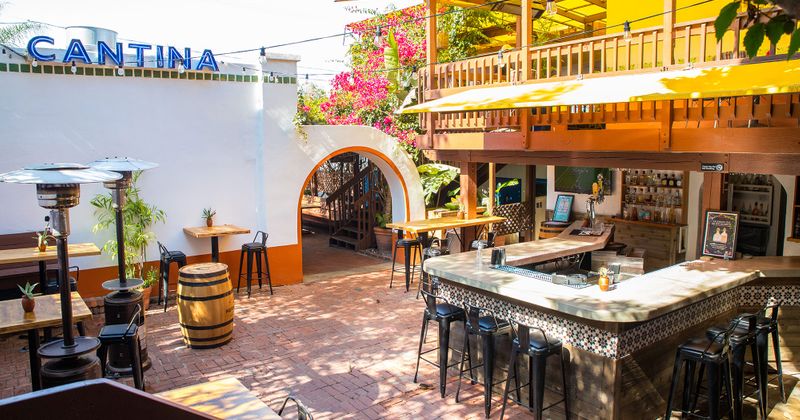 Outdoor seating and Main Bar Event Area