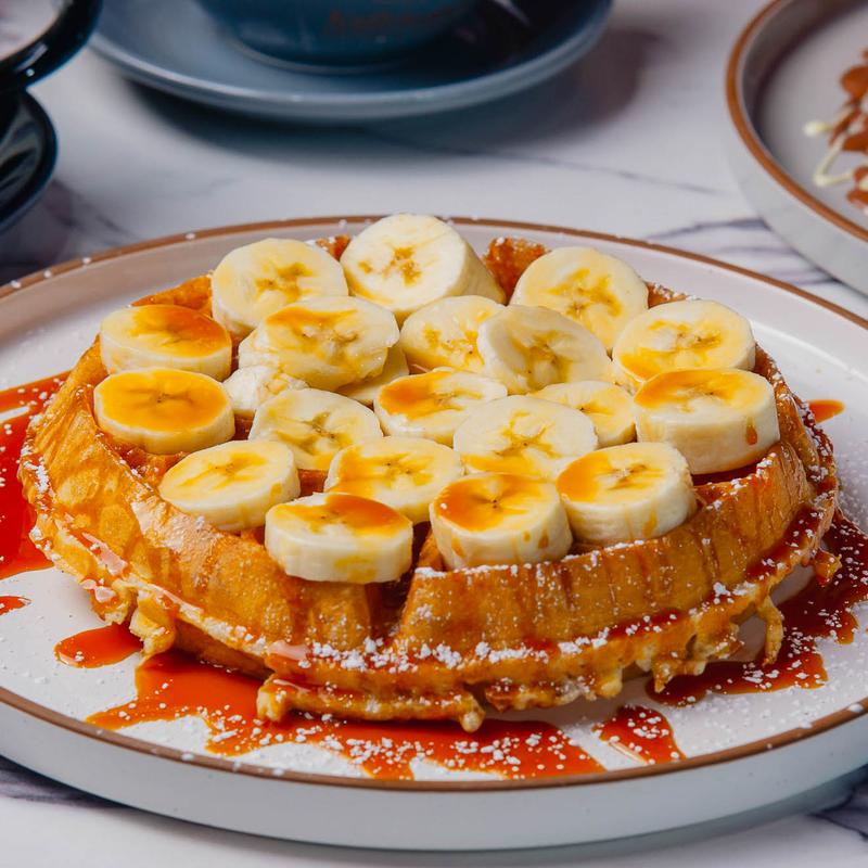 menu item 9 of 12, Dulce de Leche Waffle