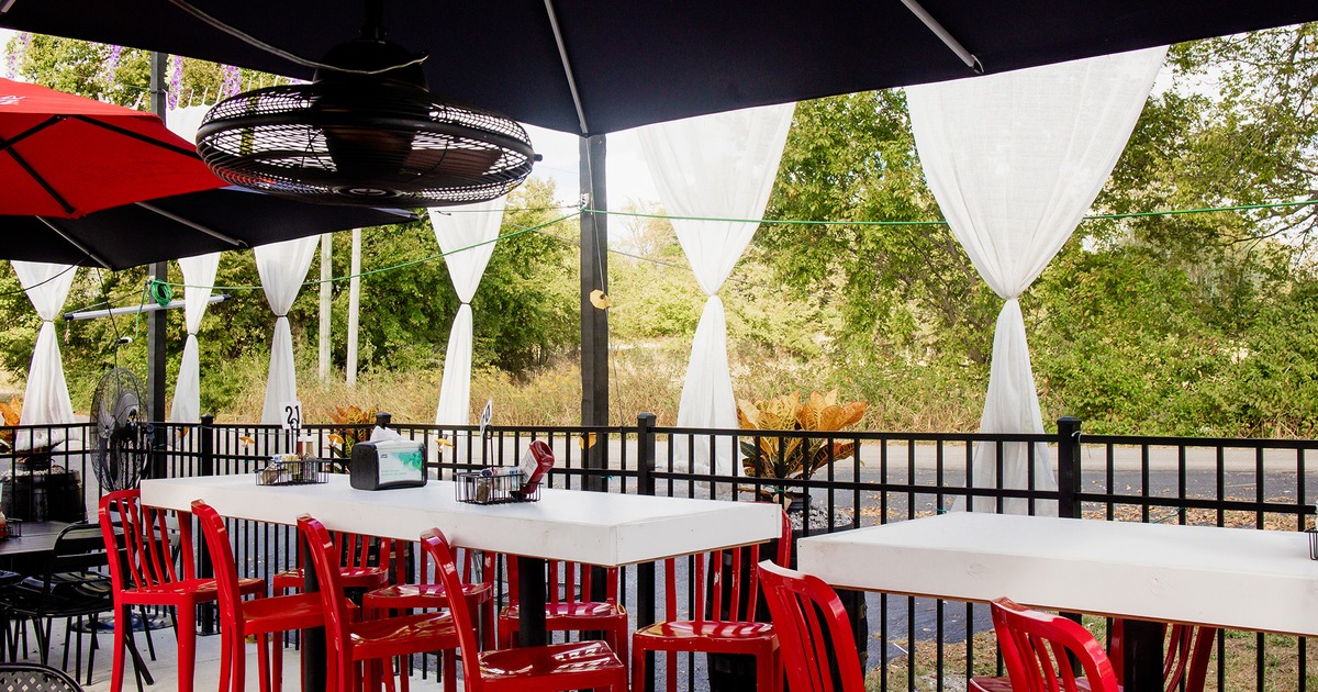 Outdoor seating area