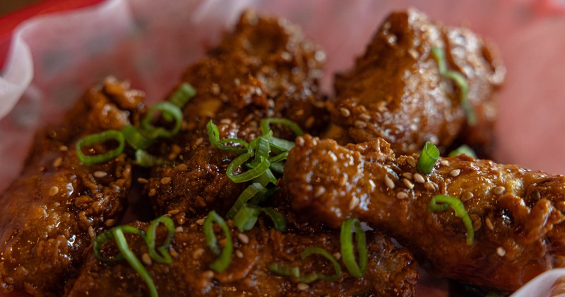 Korean fried chicken wings