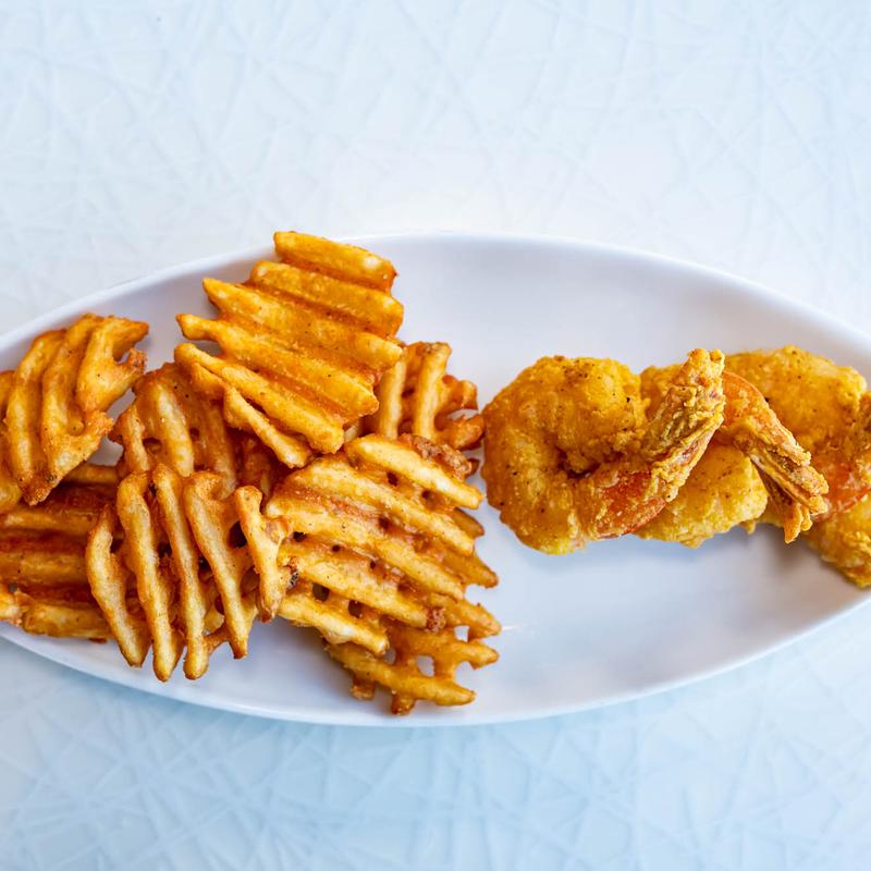 Saffron Shrimp & Fries photo