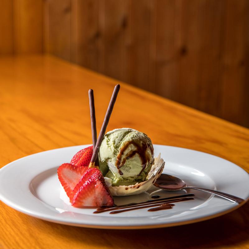 Almond Basket Ice Cream photo