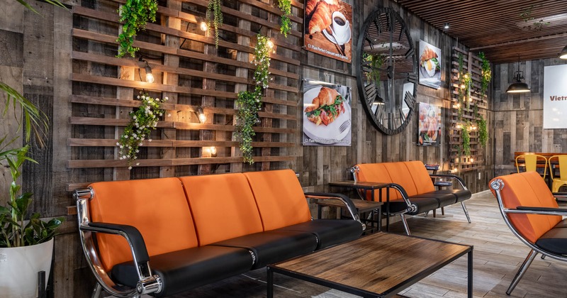 Interior, armchairs and coffee table
