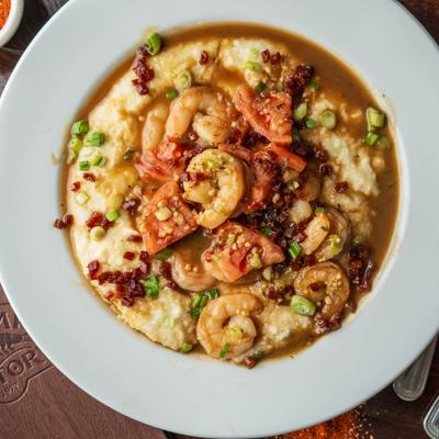 Shrimp and grits.