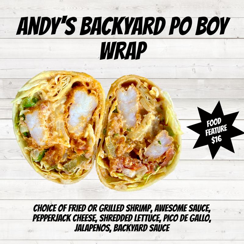Andy's Backyard Po Boy Wrap photo
