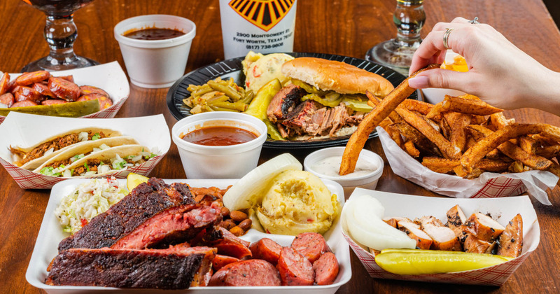 Different types of food on the table