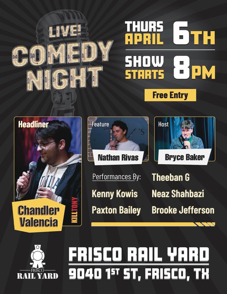 Comedy Night @ The Rail Yard! event photo