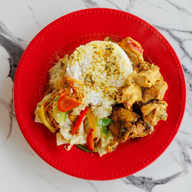 menu item 2 of 5, Curry Chicken