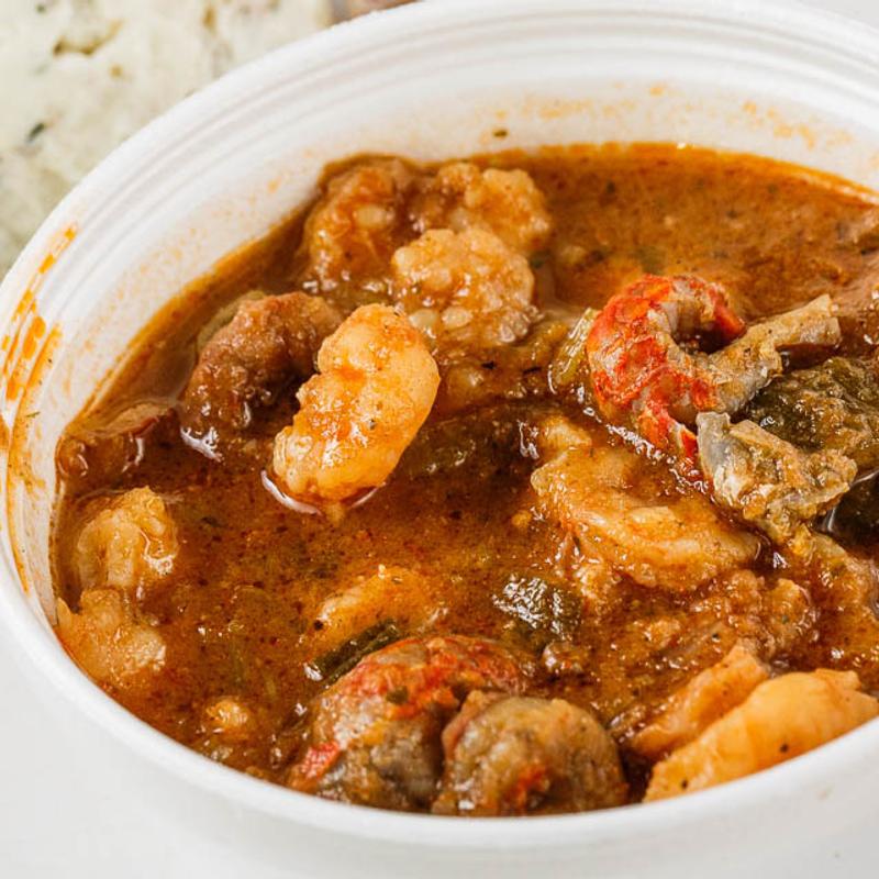 Bowl of Seafood Gumbo photo
