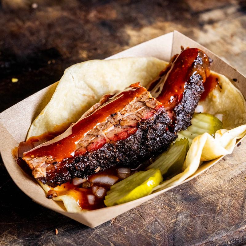 menu item 9 of 22, Brisket Taco