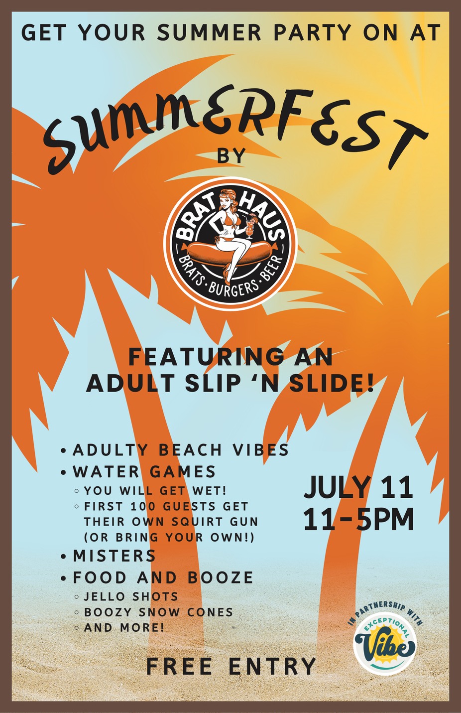 1st Annual Brat Haus Summerfest! event photo