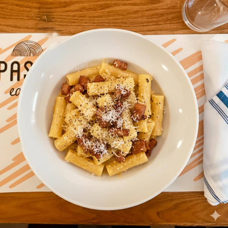 Rigatoni Carbonara photo