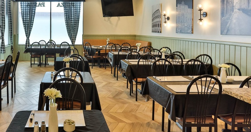 Interior, dining area