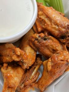 Chicken Wings with a side of ranch dressing South Kingstown RI