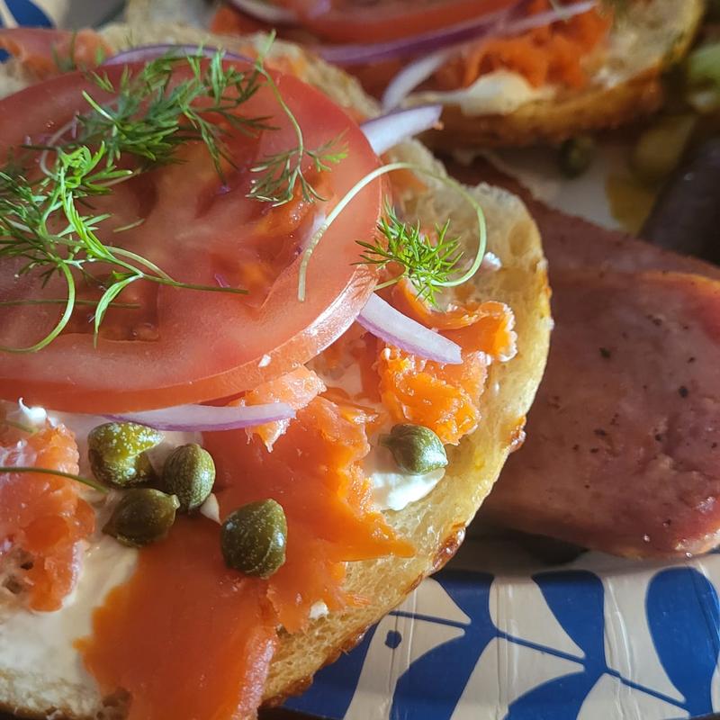 Toasted Lox Bagel photo