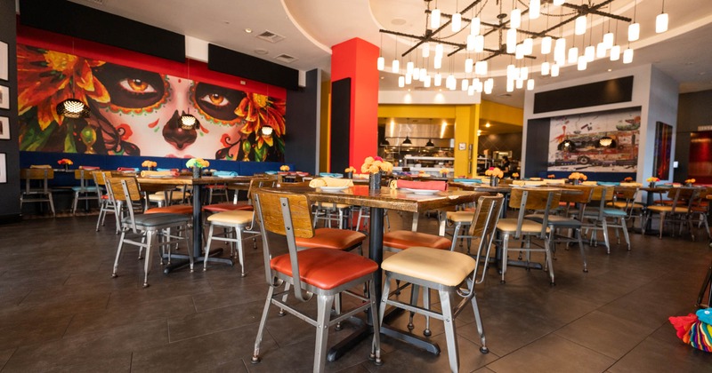 Interior, dining area