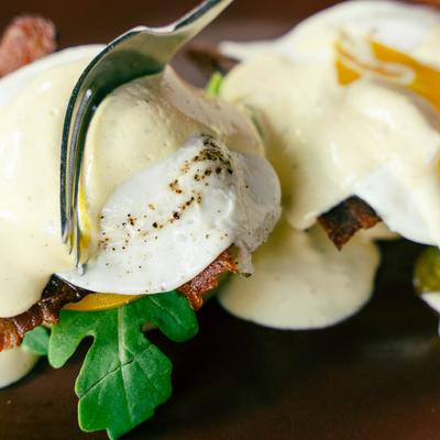 Eggs hollandaise.