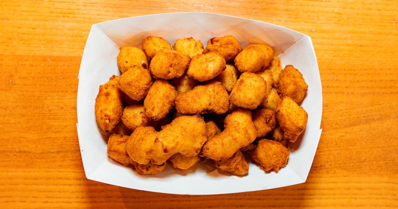 Served Cheese Curds