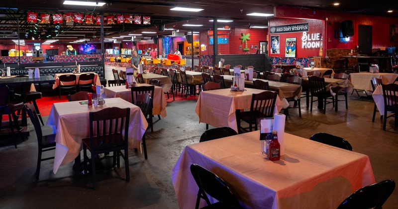 Interior, dining area