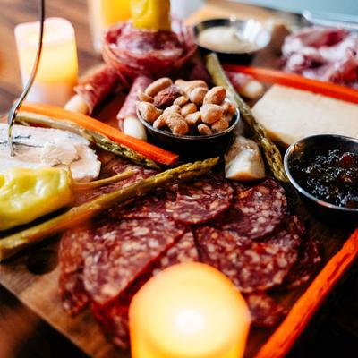 Meat and Cheese Board.
