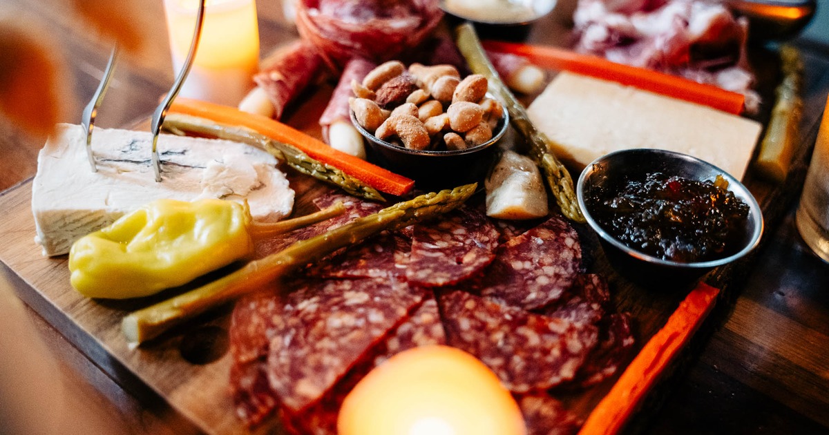 Interior, coffee table and padded sofas