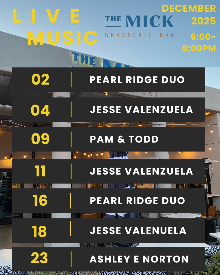 Live Music at The Mick Brasserie event